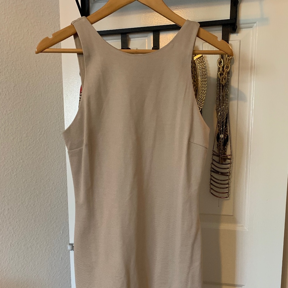 NWT Beige Body Con Dress